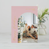 Prettige feestdagen Minimalistisch script (Staand Voorkant)