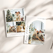 Prettige feestdagen Minimalistisch script Feestdagenkaart