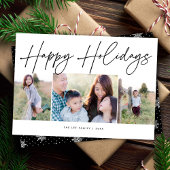 Prettige feestdagen Minimalistisch script Feestdagenkaart