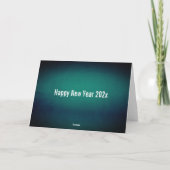 Prettige feestdagen Minimalistisch script groen Kaart (Achterkant)