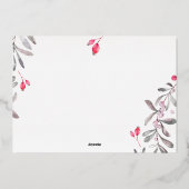 Prettige feestdagen Minimalistische foto (Achterkant)