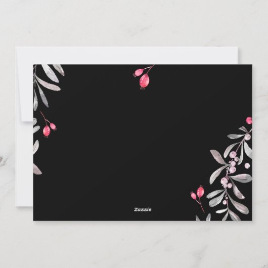 Prettige feestdagen Minimalistische foto Feestdagenkaart (Achterkant)