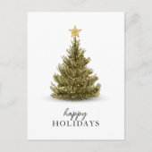 Prettige feestdagen Minimalistische kerstboom (Voorkant)