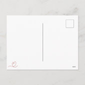 prettige feestdagen minimalistische kerstkaart (Achterkant)