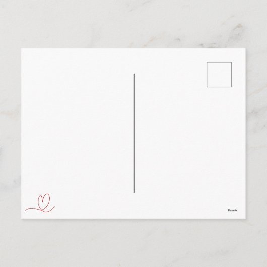 prettige feestdagen minimalistische kerstkaart (Achterkant)