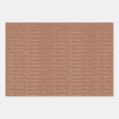 Prettige feestdagen Minimalistische typografie Inpakpapier Vel (Voorkant 3)