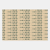 Prettige feestdagen Minimalistische typografie Inpakpapier Vel (Voorkant 2)