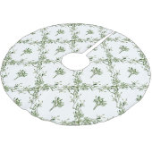 Prettige feestdagen Mistletoe Christmas Floral Kerstboom Rok (Gekanteld)
