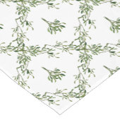 Prettige feestdagen Mistletoe Christmas Floral Korte Tafelloper (Hoek)