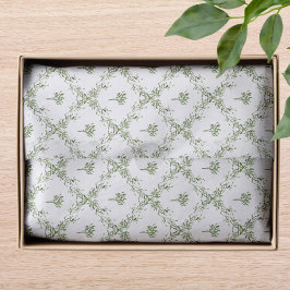 Prettige feestdagen Mistletoe Christmas Greenery F Tissuepapier