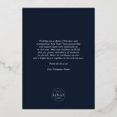 Prettige feestdagen Modern - Business/Corporate Lo (Achterkant)