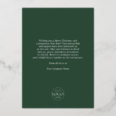 Prettige feestdagen Modern - Business/Corporate Lo (Achterkant)