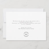 Prettige feestdagen Modern Corporate Staff team fo Feestdagenkaart (Achterkant)