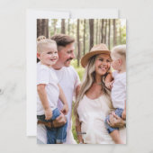 Prettige feestdagen Modern design foto Moss Green Feestdagenkaart (Achterkant)