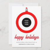 Prettige feestdagen Modern Eenvoudig Feestdagenkaart (Voorkant)