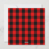 Prettige feestdagen Modern elegant script rood Feestdagenkaart (Achterkant)