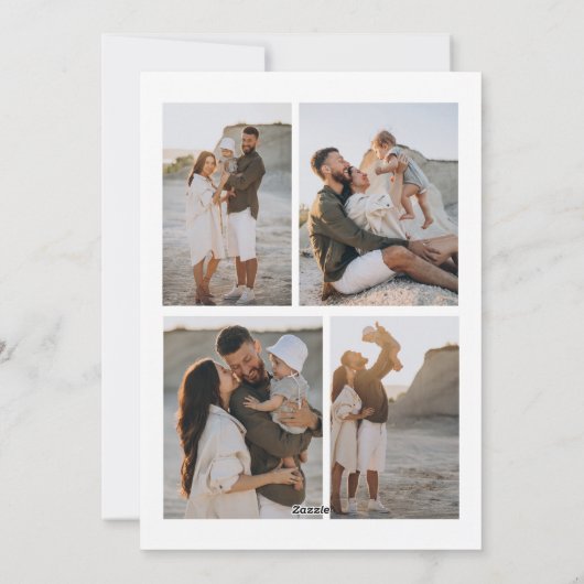 Prettige feestdagen Modern Faux Gold Feestdagenkaart (Achterkant)