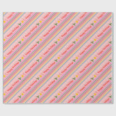 Prettige feestdagen Modern feestelijk Cadeaupapier (Vlak)