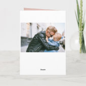 prettige feestdagen Modern Foto Kaart (Achterkant)