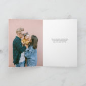 prettige feestdagen Modern Foto Kaart (Binnen)