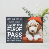 prettige feestdagen Modern Funny Pet Aangepaste Fo Feestdagenkaart (Staand voorkant)