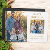 Prettige feestdagen Modern goud