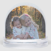 Prettige feestdagen Modern goud Sneeuwbol (Achterkant)