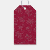 Prettige feestdagen Modern Joy Cadeau Label Cadeaulabel (Achterkant)