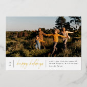 Prettige feestdagen Modern Minimaal (Voorkant)