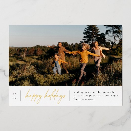 Prettige feestdagen Modern Minimaal (Voorkant)