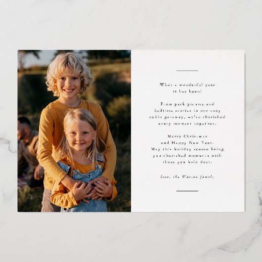 Prettige feestdagen Modern Minimaal (Achterkant)