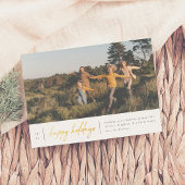 Prettige feestdagen Modern Minimaal