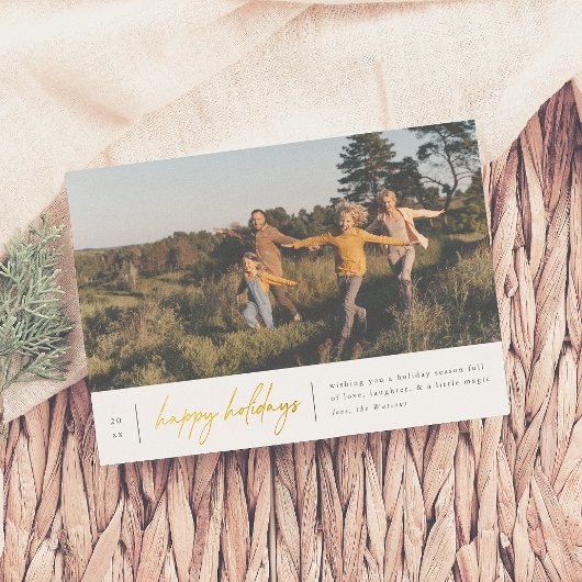 Prettige feestdagen Modern Minimaal