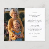 Prettige feestdagen Modern Minimal (Achterkant)