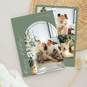 Prettige feestdagen Modern minimalistisch script Feestdagenkaart