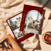 Prettige feestdagen Modern minimalistisch script Feestdagenkaart