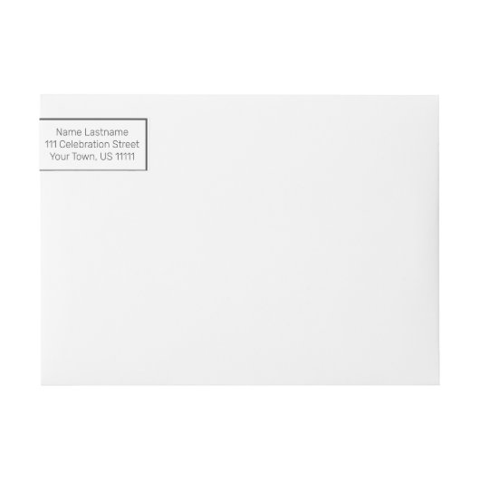 Prettige feestdagen Modern Minimalistisch Wit Zwar (Voorkant)