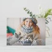 Prettige feestdagen Modern plezier Feestdagenkaart (Staand voorkant)