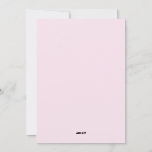 Prettige feestdagen Modern roze en goud Feestdagenkaart (Achterkant)