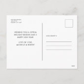 Prettige feestdagen Modern Script (Achterkant)