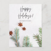 Prettige feestdagen Modern Script (Voorkant)