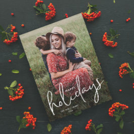 Prettige feestdagen Modern Script