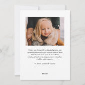 Prettige feestdagen Modern Script - Arch 2 foto Feestdagenkaart (Achterkant)