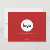 Prettige feestdagen Modern script voor foto's Feestdagenkaart (Achterkant)