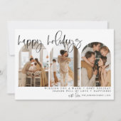 prettige feestdagen Moderne Arch Photo Chirstmas-k Feestdagenkaart (Voorkant)