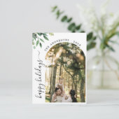 Prettige feestdagen Moderne Boho Arch (Staand voorkant)