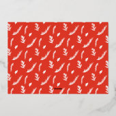 prettige feestdagen moderne boog 3 foto's rood scr (Achterkant)