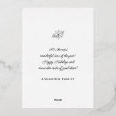 prettige feestdagen moderne elegante kerstboom (Achterkant)