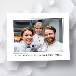 Prettige feestdagen Moderne elegante minimalistisc