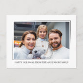 Prettige feestdagen Moderne elegante minimalistisc (Voorkant)